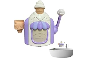 Ice Cream Bath Toy - ABS Cream Foam Maker, Educational Pretend Play Foam | Bubble Maker, Bathing Bubble Machine | Kids Bath F