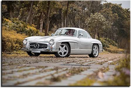 Amazon.com: unbrand Wall Art Canvas Art car Posters for Boys Room