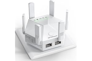 ZODTHOD 2024 WiFi Extender Signal Booster for Home Powerful 6 Antennas WiFi Booster - up to 10000 sq.ft Coverage, 1200Mbps Dual Band 5GHz/2.4GHz Long Range Wireless Internet Booster WiFi Repeater (White)