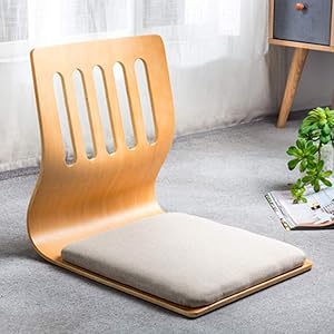 Game Chairs,Living Room Chair Japanese Legless Chair Bay Window Backrest Chair Lazy Chair Cushion,Floor Chair Lazy Sofa Game Meditation Floor Seating Floor Chairs with Back Support for Adults (M)