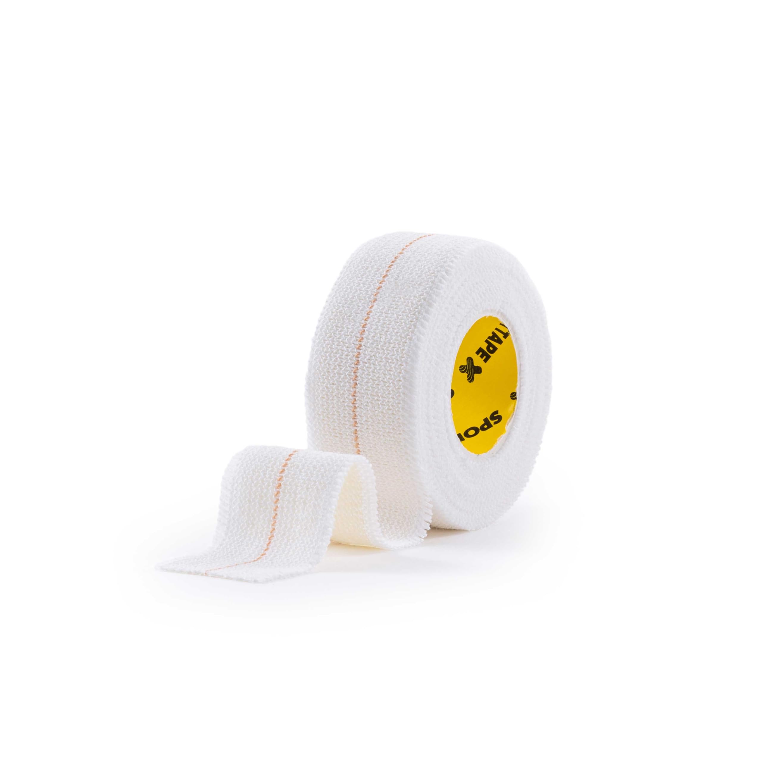 SPORTTAPE EAB Fabric Strapping Tape - 2.5cm x 4.5m | Thumb, Rugby Finger, Wrist & Toe Tape | Non Tear Elastic Adhesive Bandage, Strapping for Sport and Medical Use - Extra Strong - Single Roll