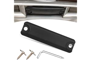 ZBGUN 1 PC Car Trunk Rear Liftgate Release Button Rubber Cover Replacement, Waterproof Hatch Handle Accessories, Compatible with Lexus OEM #84905-47010 84840-21010 926-098 84840-47020 (Black)