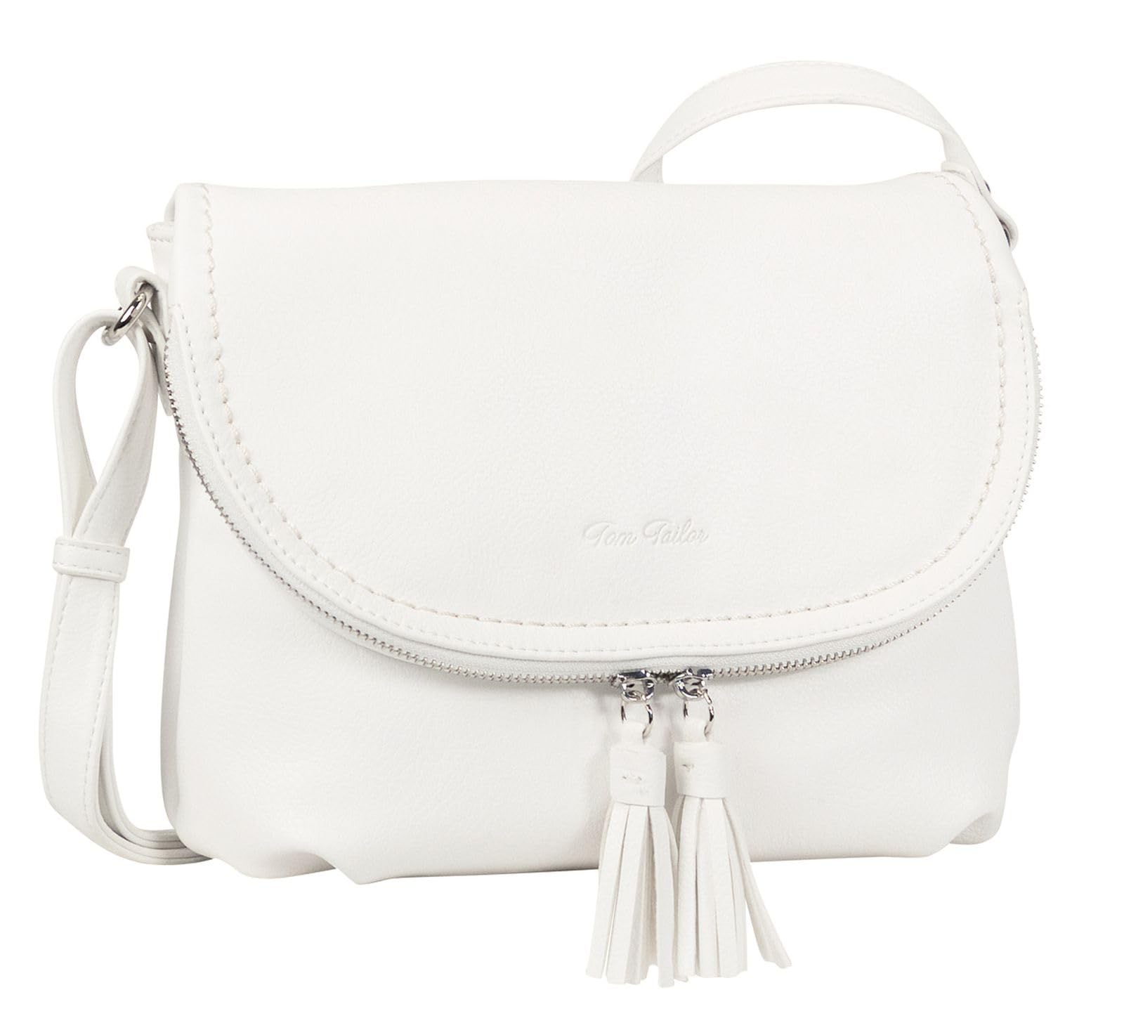 Tom Tailor Acc Lari Women’s Cross-Body Bag, White (Weiß), 26.5x21x5 Centimeters (W x H x L)