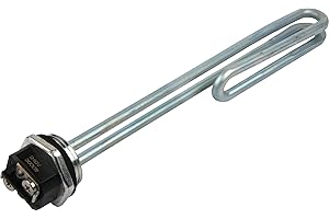 Master Plumber 1451, Water Heating Element, 240V/ 3000W/ 80 Density, 9"