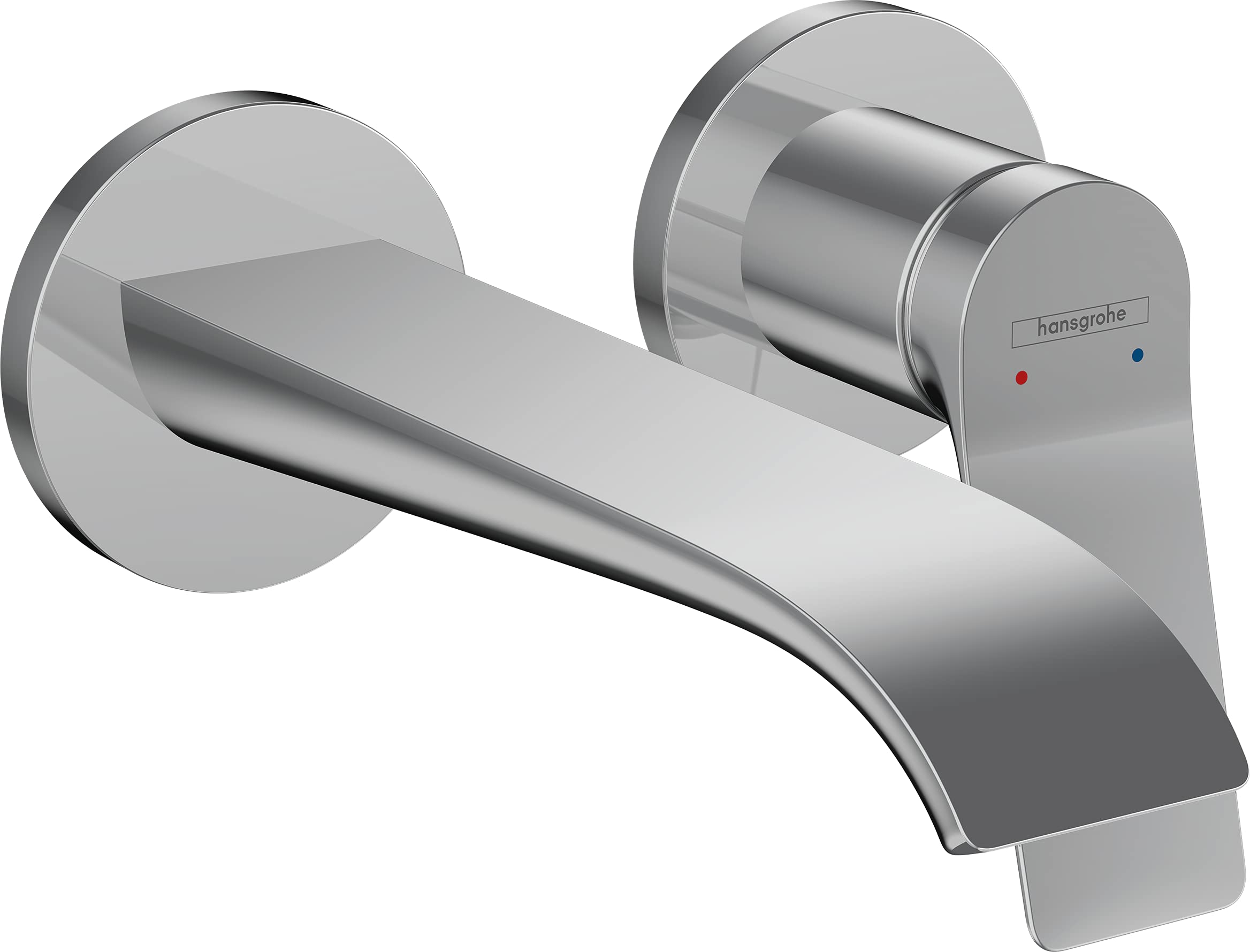 hansgrohe Vivenis Basin Mixer Tap for concealed installation wall-mounted with spout 19,2 cm, chrome, 75050000