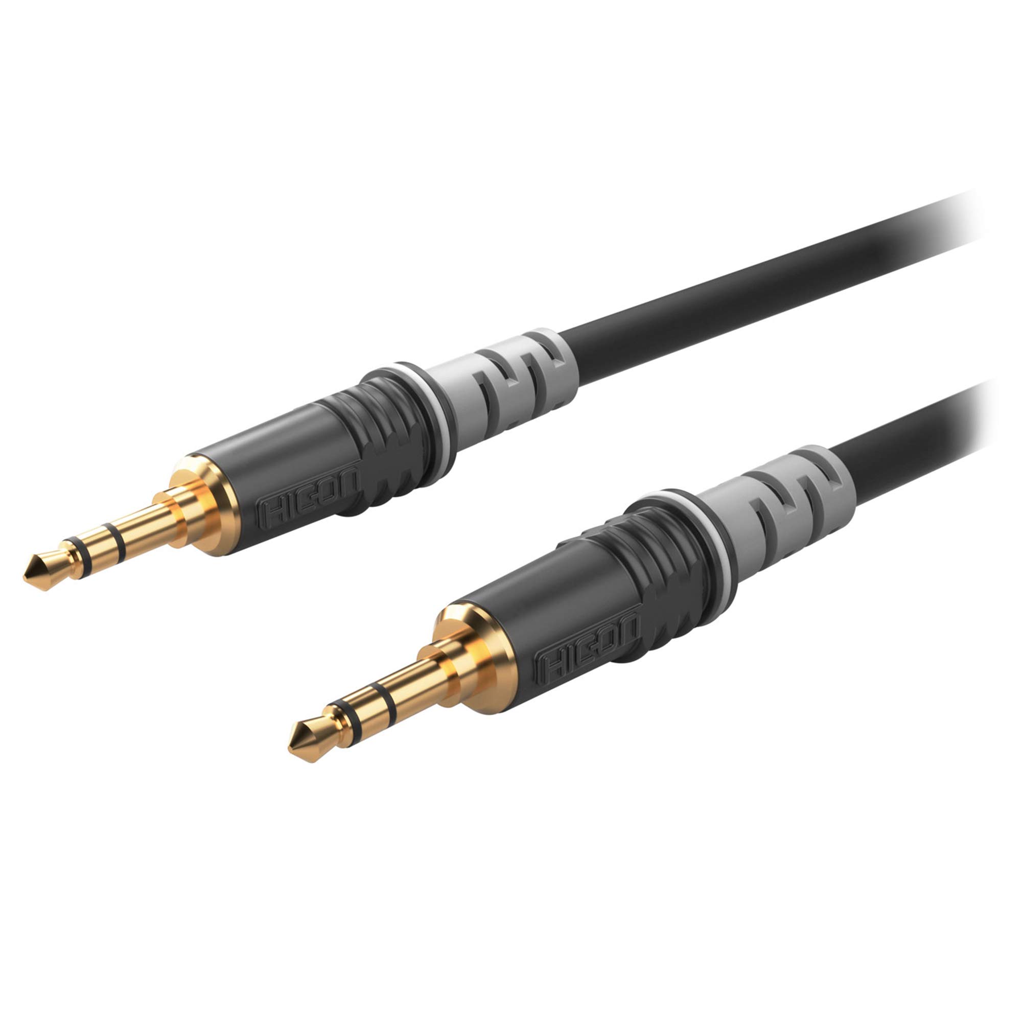 Hicon Sommer Cable HBA-3S-0090 Jack Audio Connection Cable [1x Jack Plug 3.5 mm - 1x Jack Plug 3rd