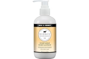 Dionis Goat Milk Hydrating Skincare Cream, Rich & Creamy Daily Moisturizing Milk & Honey Scented Body Lotion For Dry Skin, Made in the USA, Cruelty-Free & Paraben-Free, 8.5 oz Bottle