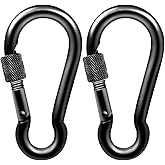 PROND Locking Carabiners, Heavy Duty Carabiner, 316 Stainless Steel Screw Lock Carabiner Hooks