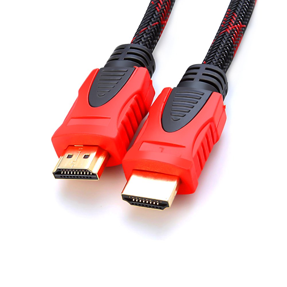 HDMI Cable to HDMI Cable 1.5M High Speed 24K GOLD Plated HDMI Cable 1.4a 10Gbps Compatiable with 3D TV PS4 SKY HD Ultra HD Ethernet Audio PC Laptop Nylon Braided
