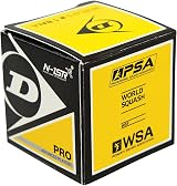 Dunlop Squash Balls Pro Double Yellow 12 Balls Official Tournament Ball view 2