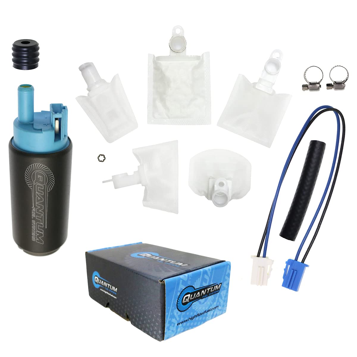 Photo 1 of "QFS OEM In-Tank Fuel Pump Replacement for Suzuki GSX-R750 R600 R1000, Hayabusa 1300, SV650 1000 Intruder 800 1500 Volusia 800 V-Strom 650 1000 VZ800, 2001-2019, 15100-01H00 15100-41G00 15100-15H00"