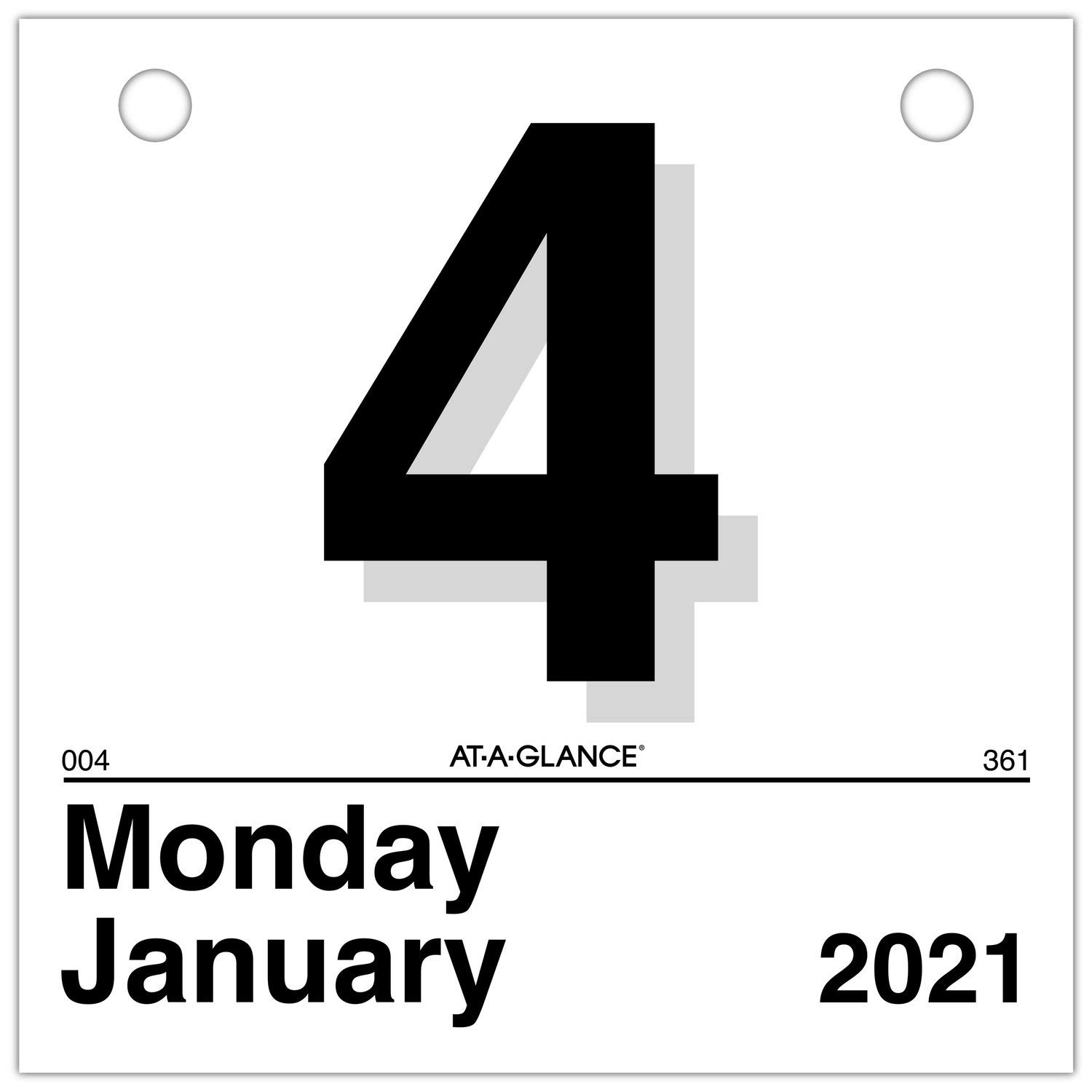 at a glancce calendar 2021 refills 2021 Daily Wall Calendar Refill By At A Glance 6 X 6 Mini Today Is Design K15021 Amazon In Office Products at a glancce calendar 2021 refills