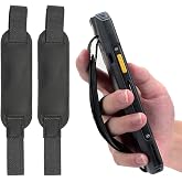 Hand Strap for Zebra Mobile Computer Scanner, Black, Twin Pack | For Models TC21 TC22 TC26 TC27 TC53 TC58 TC73 TC78 TC501, Adjustable on Both Ends, Finger Grip Palm Harness (2 Units)