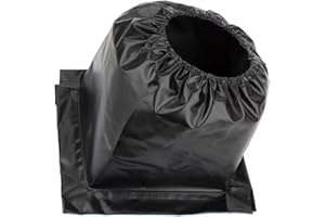 AOMUCH Leaf Vac Parts 48133 for Agri Fab Lawn Mower Hard Top Boot, Lawn Sweeper Parts Connecting Pipe and The Hard Top