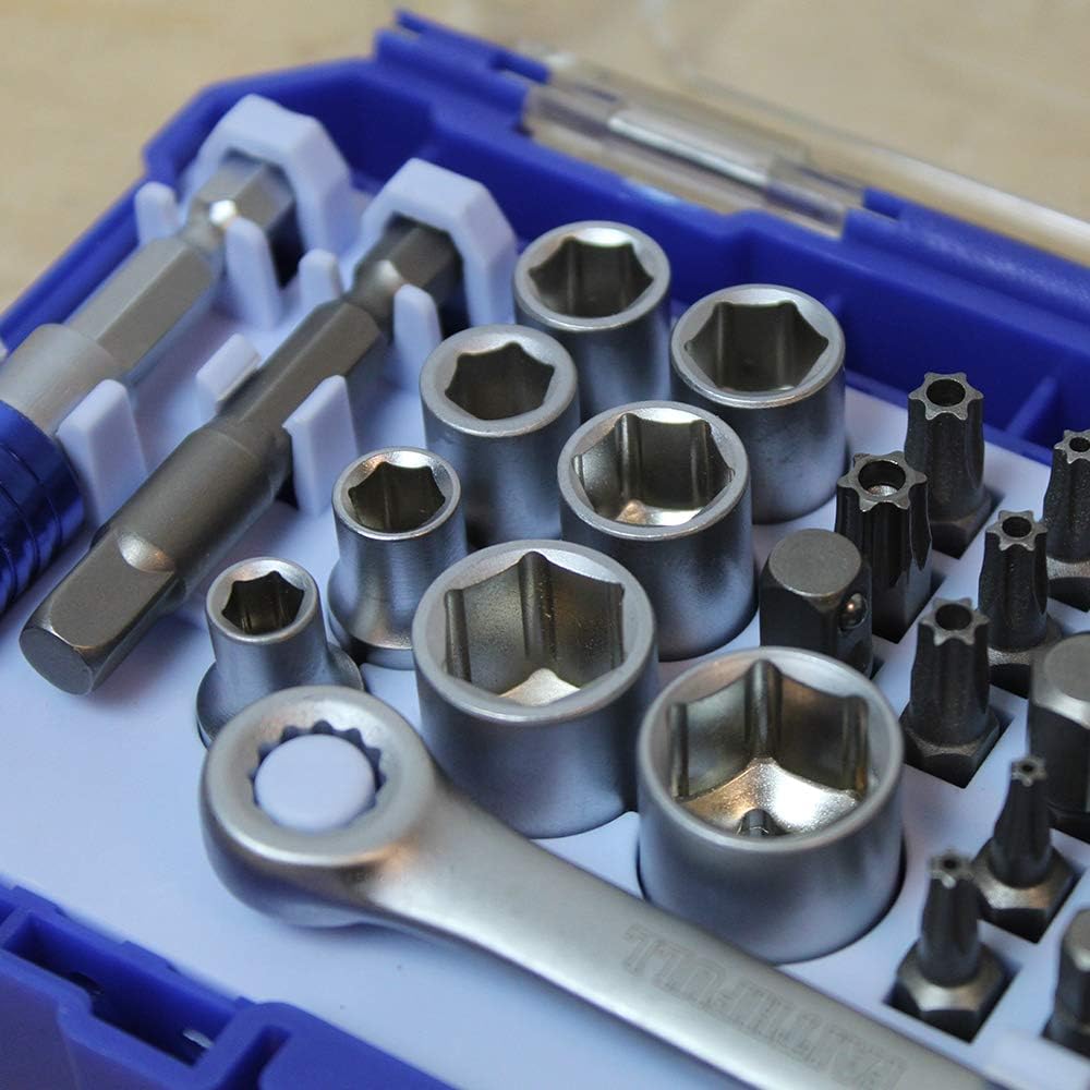 Faithfull FAISBSET42 Screwdriver Bit and Socket Set - 42 Piece, Multi, Variety Pack - Image 5