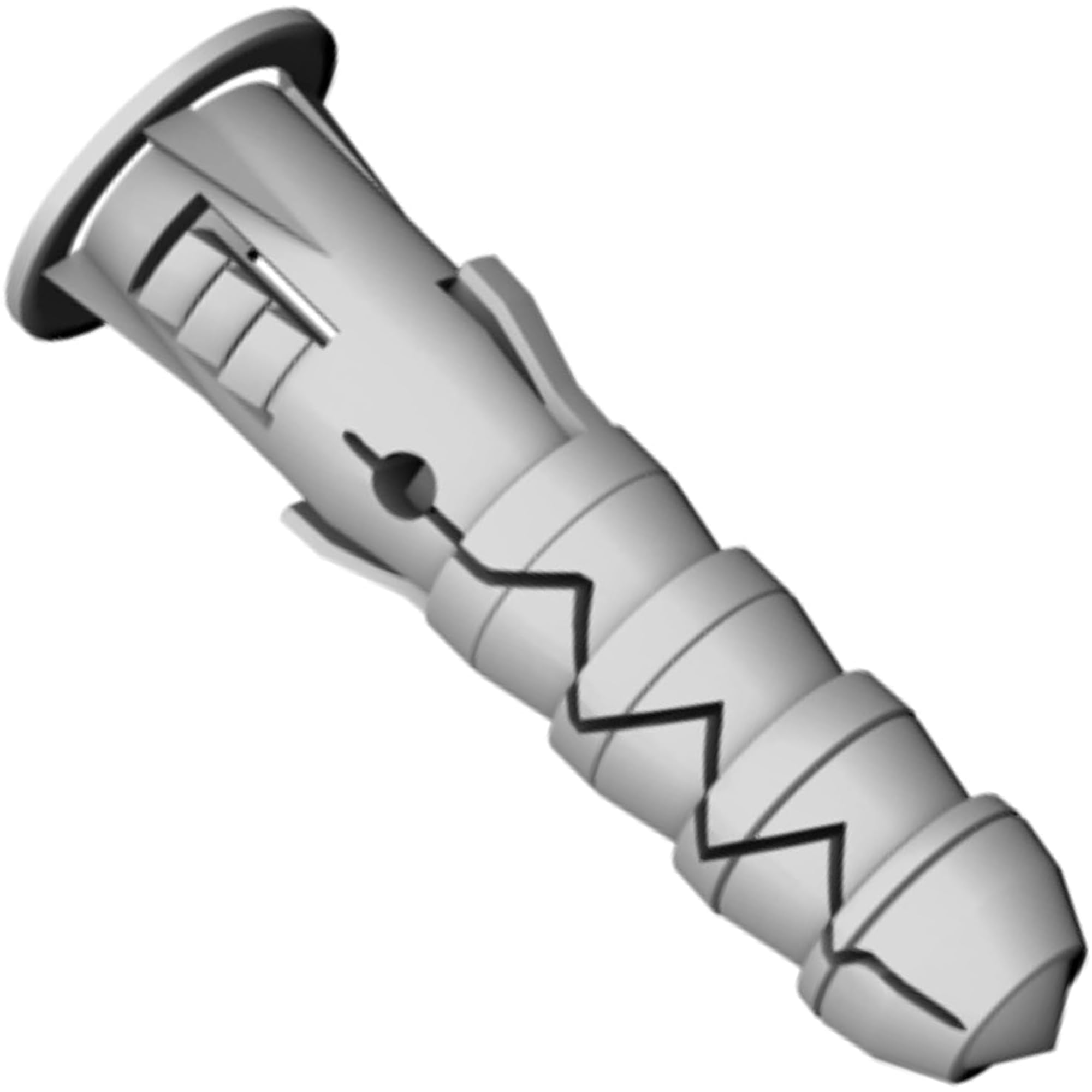 Wall Plugs M6 x 30mm (Pack of: 160) Universal Plug Expansion Heavy Duty Multi Purpose Masonry Fixings DIYUK