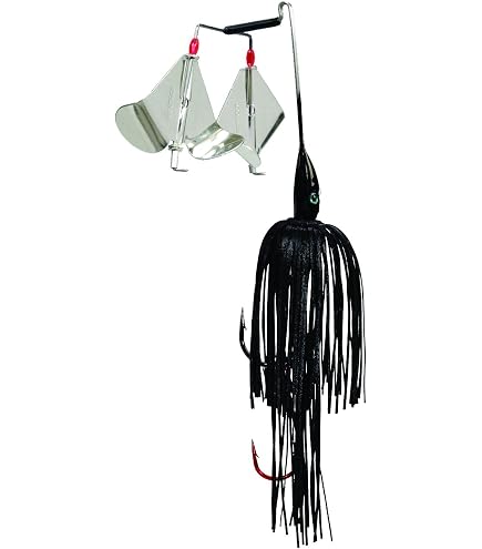 Señuelo De Pesca BOOYAH Buzz Buzzbait – Para Black Bass – Ojos 3D Rojos Y Falda Bio-Flex De 55 Hebras