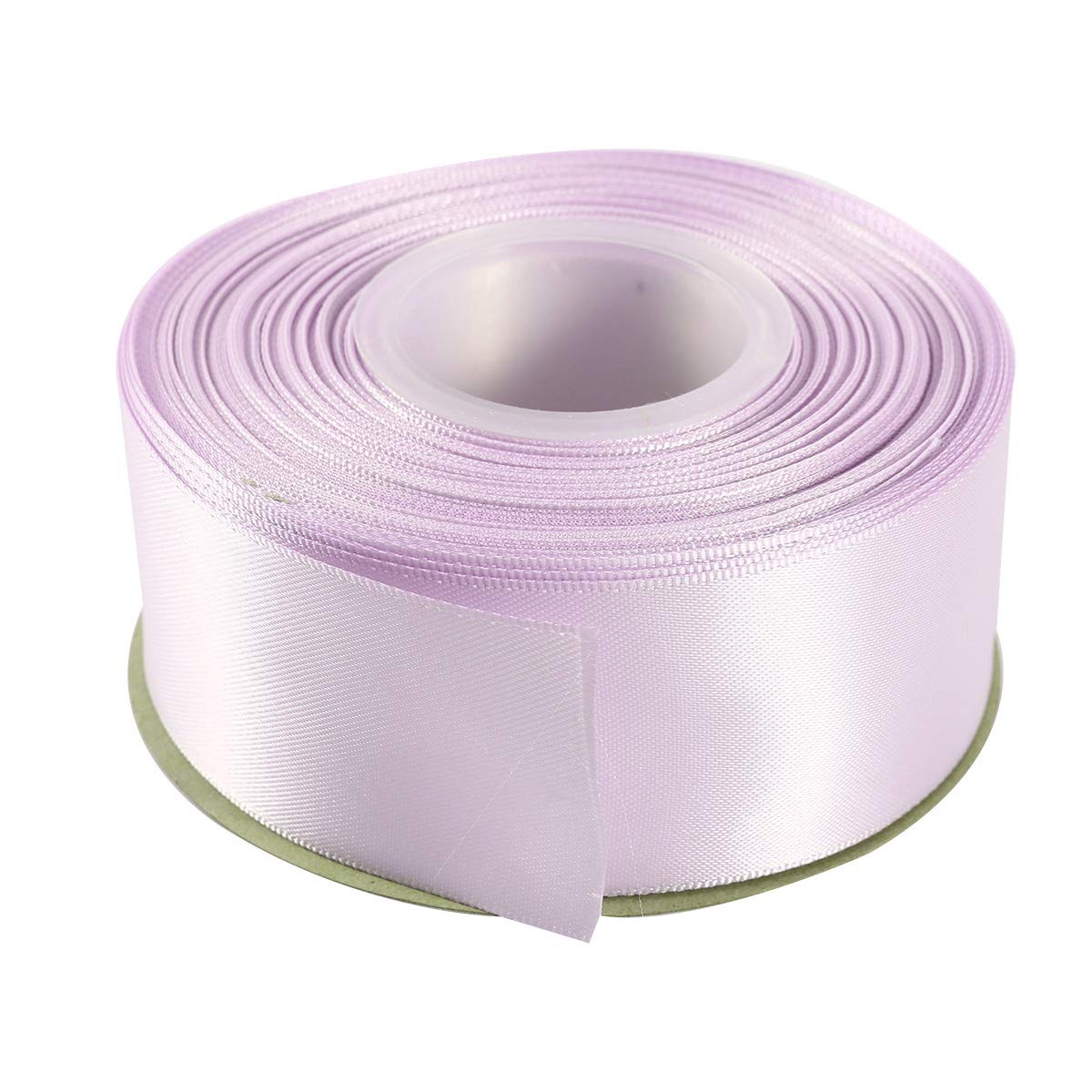 ITIsparkle 38mm Double Faced Satin Ribbon 22 Meters-Roll Set for Gift Wrapping Party Favor Hair Braids Hair Bow Baby Shower Decoration Floral Arrangement Craft Supplies, Lilac Mist Ribbon