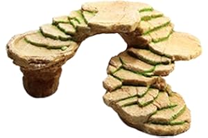 Comfysail Turtle Basking Platform, Turtle Basking Climbing Platform Aquarium Fish Tank Ornament Reptile Climbing Ramp Decorat