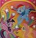 My Little Pony Girls' Pegasus Friends 16 Inch Backpack with Lights, Pink, 16