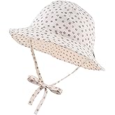 MniJiza Baby Girl Bucket Hat Infant Sun Hats Toddler Beach Hat Floral Baby Summer Hat Kids Outdoor Sun Protection Hats