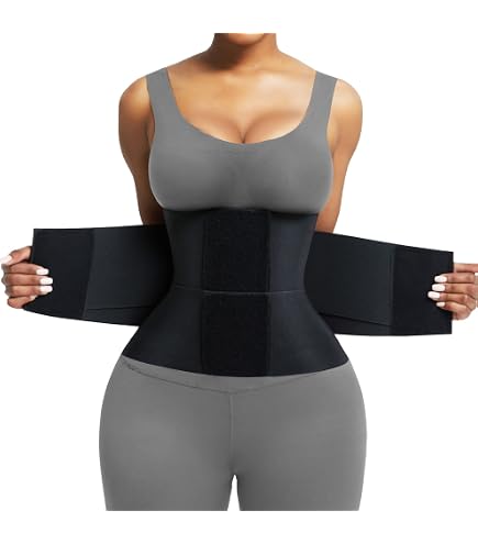 Cinqpolg Extra Long Elastic Haramaki Waist Warmer Belt for  display picture 2