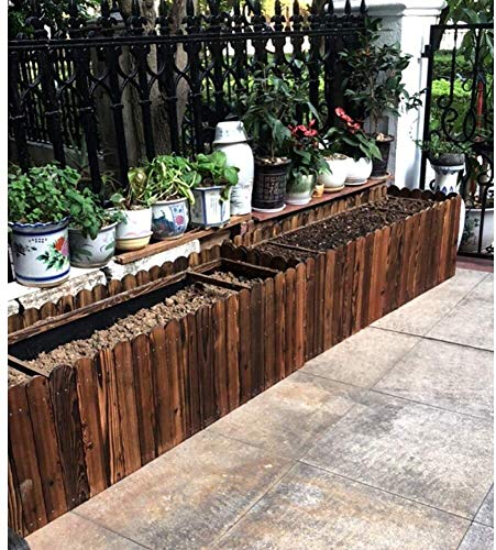 Blumentopf aus Massivholz, Blumenkästen, Blumenkästen, rechteckigen Balkon, Gemüse, Blumentöpfen, Pflanzkasten, kann in… – Bild 6