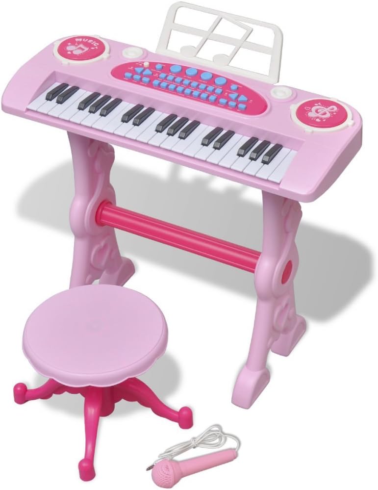 Festnight 37 Keys Kids Mini Electric Keyboard Piano Children Grand