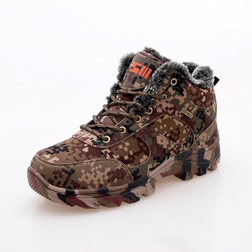 Amazon Jiafeng ハイキングシューズ トレッキング シューズ マウンテン シューズ メンズ 迷彩スタイル カジュアル アウトドア レジャー 山登り ハイキング スポーツ 通気性 滑りにくい 防寒 防水 ハイキング トレッキングシューズ