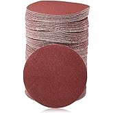 SPEEDWOX 100pc 3 Inch Sanding Discs Hook and Loop Sandpaper 120 Grit Sander Disc Sanding for Drill Grinder Rotary Tools No Ho