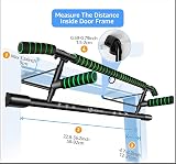 HAKENO Pull Up Bar Doorway Fitness Bar Frame Home Gym 200kg CE Cert view 5