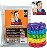 Fack Off! Insect Repellent, Stretchable Band (12 Pack) - Funny Gifts