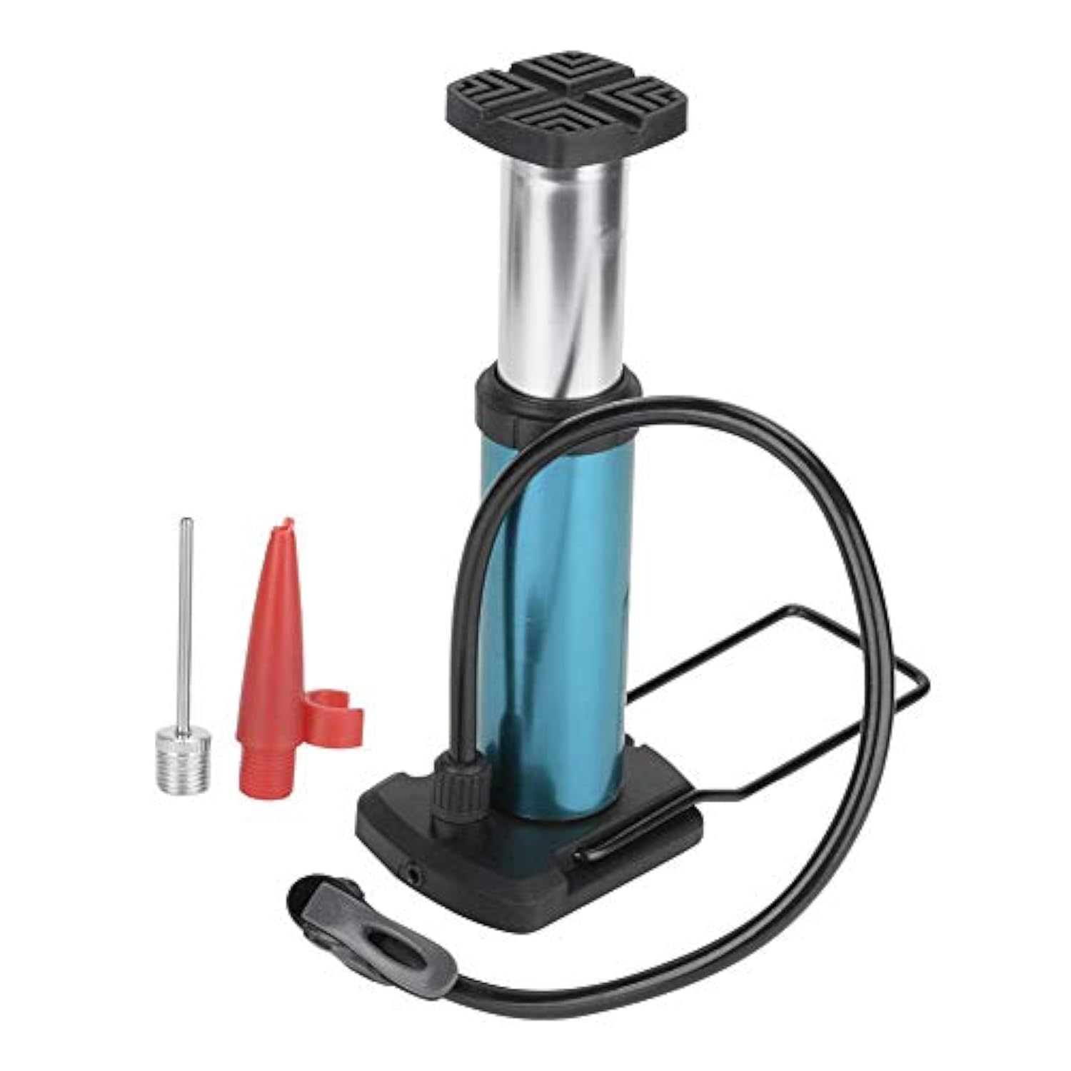 Keenso Portable Bike Foot Pump, Mini Portable High Pressure Floor Inflator, Bicycle Tire Pump for Bicycle Repair, Hardware Tools for Outdoor Cycling, Travel, and Maintenance