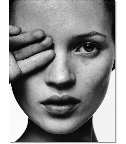 Amazon.com: Kate Moss Poster Kate Moss Black And White Photography