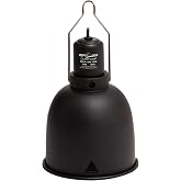 REPTI ZOO 5.5 Inch Deep Dome Lamp Cap Lamp Fixture,Optical Reflection Cover for Reptile Glass Terrariums