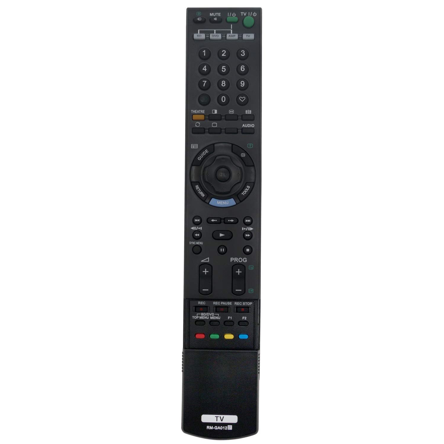 RM-GA012 Replace Remote Control - VINABTY RMGA012 Remote Control Replacement for SONY TV KLV40Z450A KLV46Z450A KLV52Z450A KDL-40Z4500 KDL-46Z4500 KDL-52Z4500 RM GA012 Remote Control