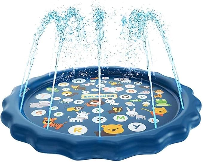 Kids Splash Pad Fountain Play Mat Portable for Kidsand