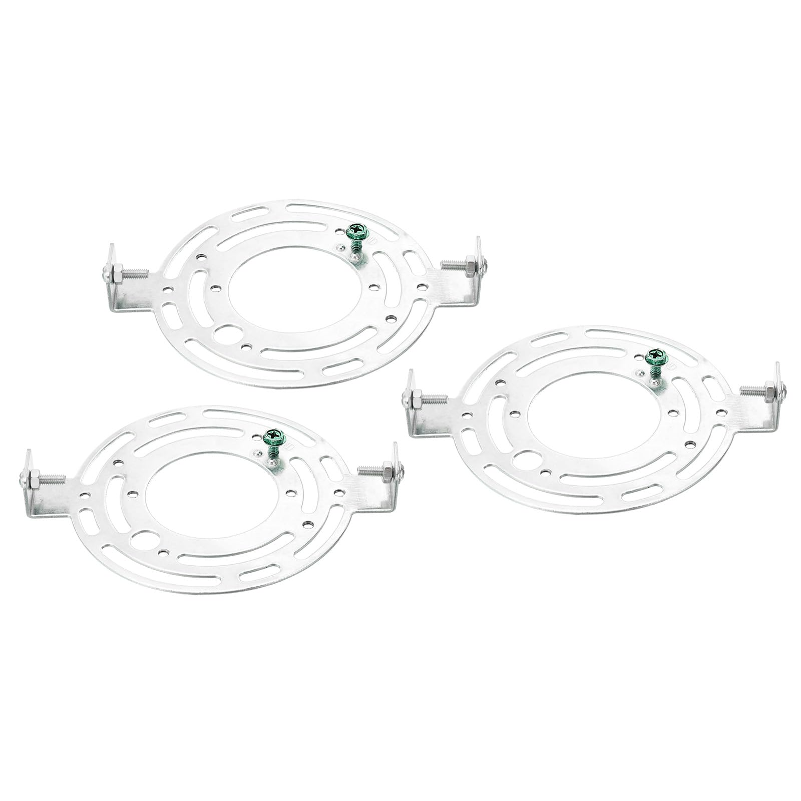 PATIKIL 135mm (5.31") Universal Light Fixture Mounting Bracket Kit, 3set Light Crossbar Round Ceiling Plate for Wall Light, Close to Ceiling Light, Chandelier