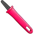 CANARY Box Opener Mini Cutter 5" [Non-Stick Coated Blade], Safety Package Opener Small Knife Tool, Safe Serrated Japanese Stainless Steel Blade, Pink, Made in JAPAN