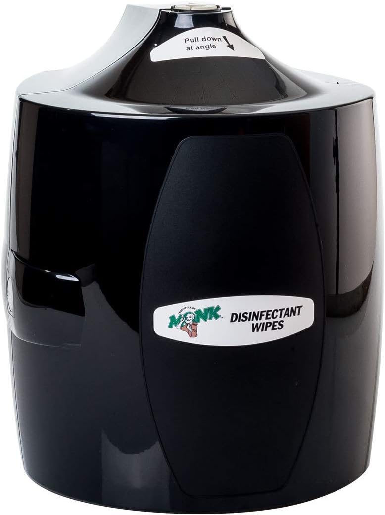 Monk Disinfecting Wipes Plastic Wall Mounted Center Pull Dispenser