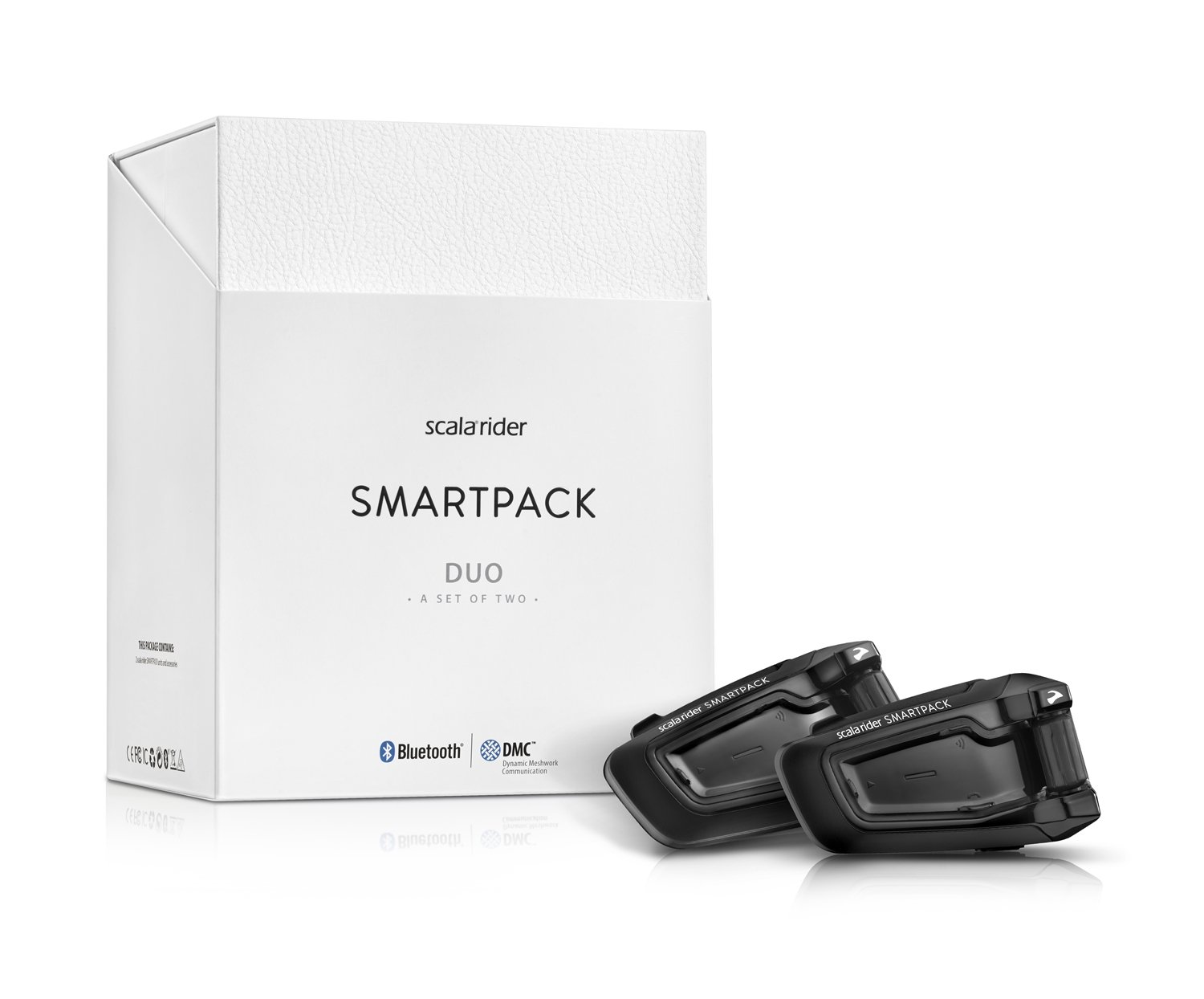 Cardo Scala rider SMARTPACK Bluetooth and DMC Mesh Technology Motorcycle DUAL
