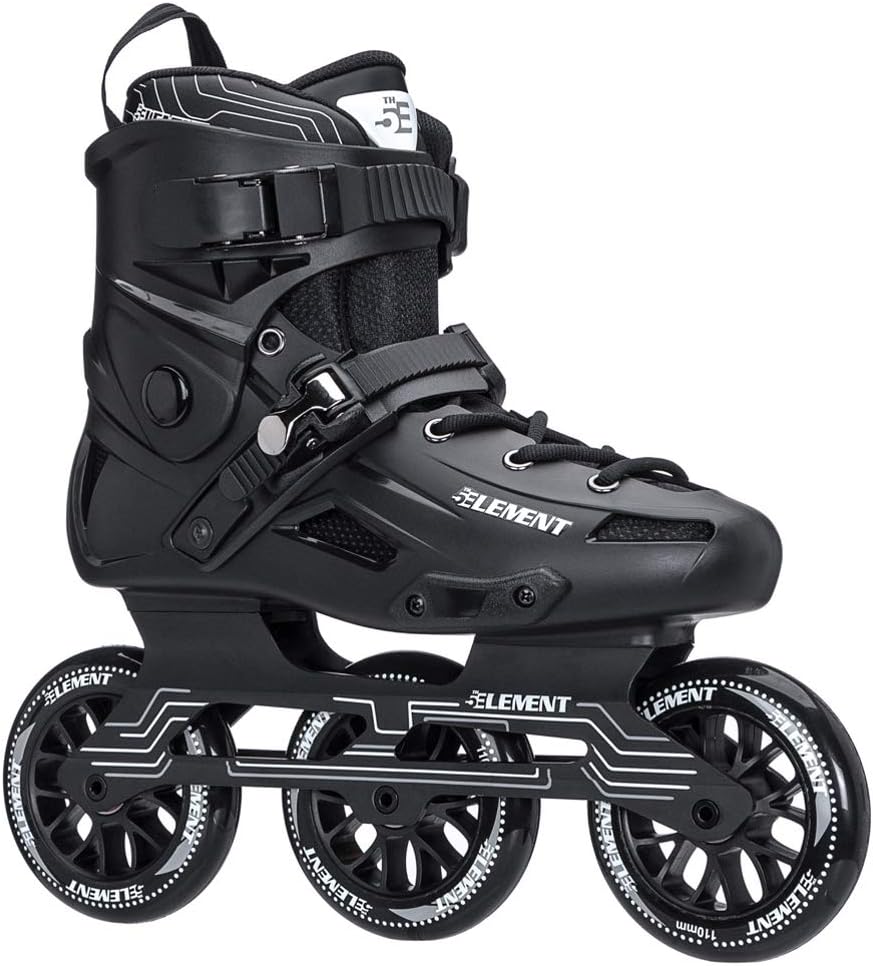 5th Element ST-110, 3-Wheel Mens Urban Inline Skates with Full Aluminum Frame, ABEC 7 Bearings and 110mm Wheels