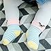 Fiream 6 Pack Unsex Baby Terry Socks with Cute Patterns,Infant/Toddler