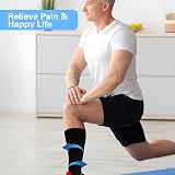 Jeffdad 2 Pairs Compression Socks Women Men 15-25mmHg Knee High L-XL view 6