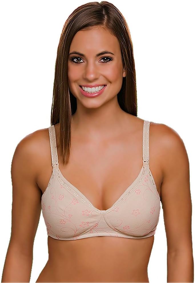 Nizo Wear Solace Comfort Nursing Bra with Healing Pocket and Removable Molded Pad (34B)