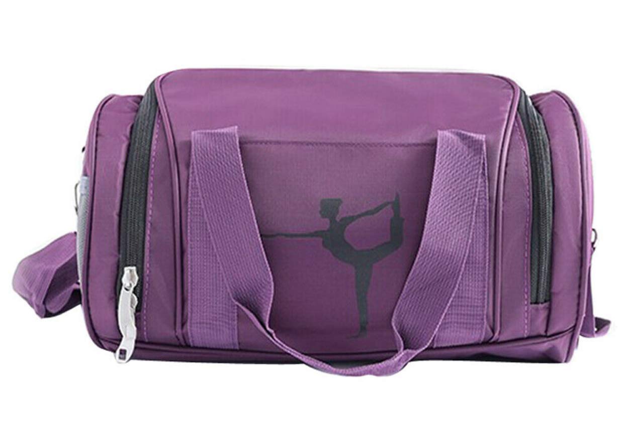 Dance Duffle Bag for Girls,Gymnastics Bag with Wet Pocket,Overnight Weekender Bag Carry-on Luggage
