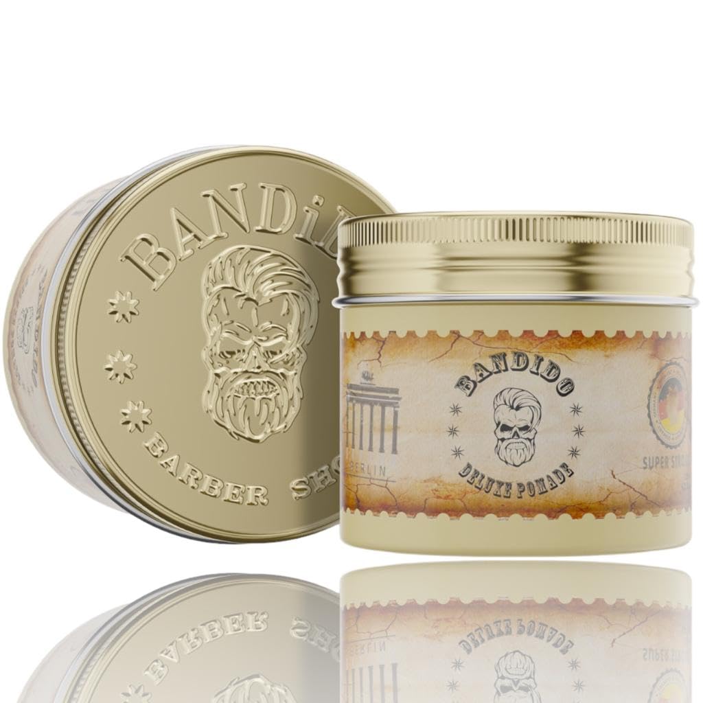 Bandido Hair Styling Pomade Wax 125 ml | Shine Look | Maximum Strong Hold | Deluxe Pomade Wax
