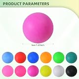 WHEELIO 40 Pack Ping Pong Balls 40mm PP Plastic Multi-Colored for Craft Party view 2