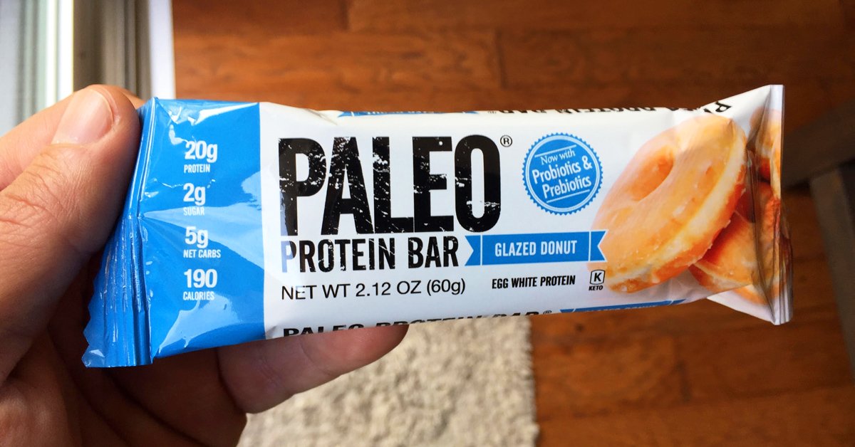 Julian Bakery Paleo Thin Protein Bar Glazed Donut Egg White Protein