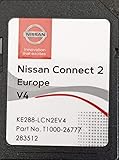 Générique Tarjeta SD Navegación GPS Europa 2022 v7 - Base de datos Q1.2021 - D43BF04-D0070-2001 Compatible con Nissan Connect 3 LCN2